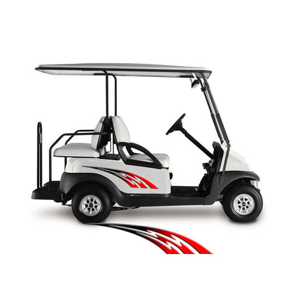 Golf Cart Decals Tribal Flames 1 pair 2 color UGX1244 image 0