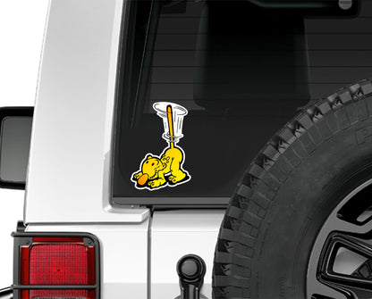 Eugene the Jeep Cartoon Decal UGXEU003 image 0
