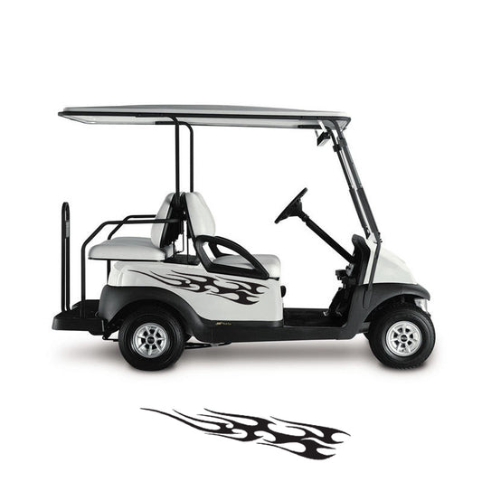 Golf Cart Decals Side Graphics 1 pair choose your color image 0