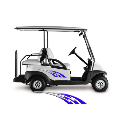 Golf Cart Decals Tribal Flames 1 pair 2 color UGX1244 image 1