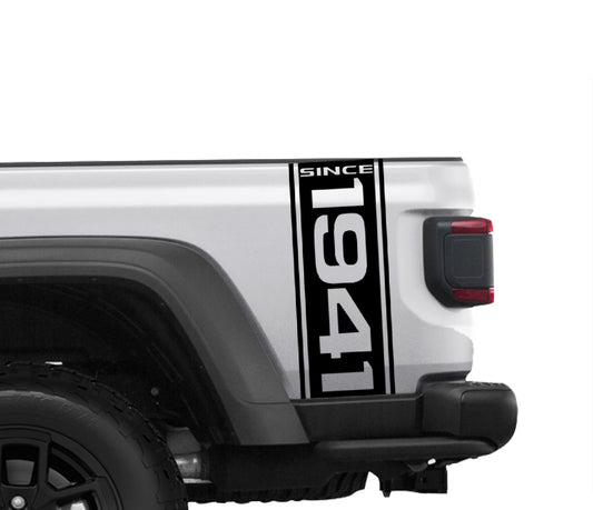 Bedside decal sticker with 1941 exterior graphics compatible with all Gladiators image 0