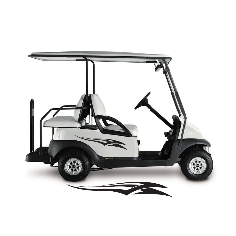 Golf Cart Decals Tribal Flames 1 pair 2 color UGX1213 image 2