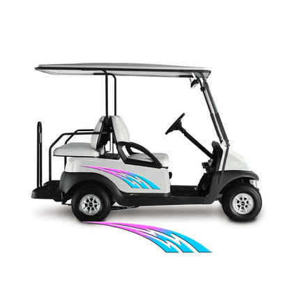 Golf Cart Decals Tribal Flames 1 pair 2 color UGX1244 image 3
