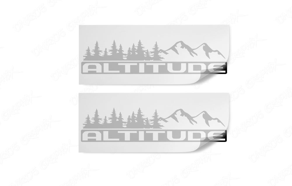 Altitude Fender Decals fits Wrangler and Gladiator 1 Pair image 1