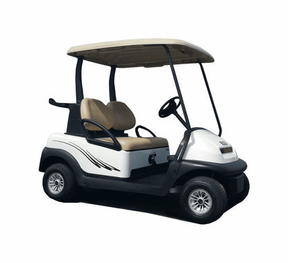 Golf Cart Decals Side Graphics 1 pair choose your color image 1