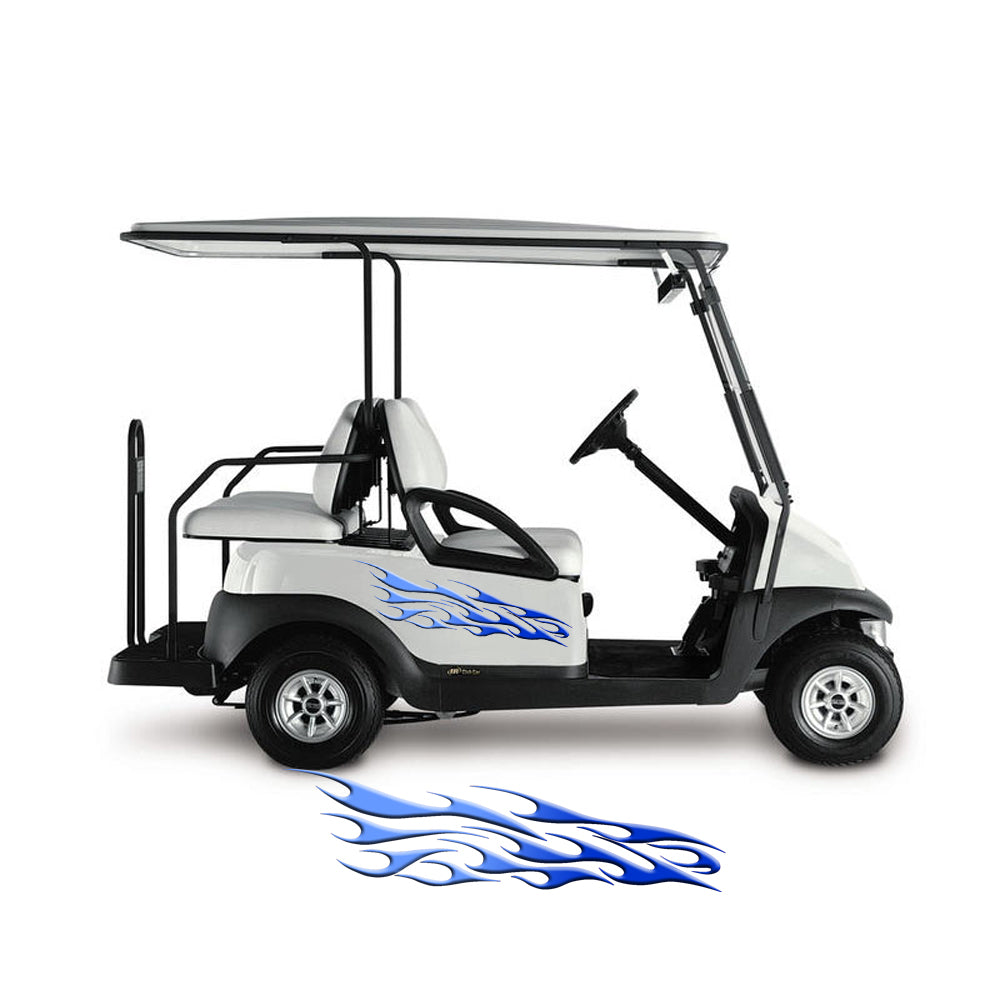Golf Cart Decals Flames 1 pair 2 color UGX716 image 3