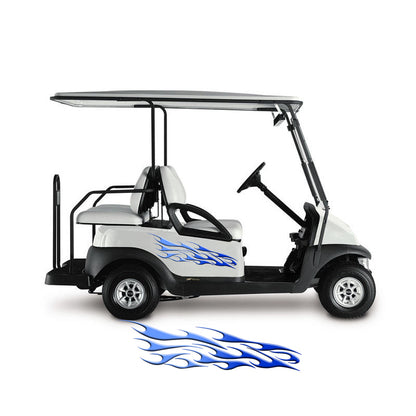 Golf Cart Decals Flames 1 pair 2 color UGX716 image 3