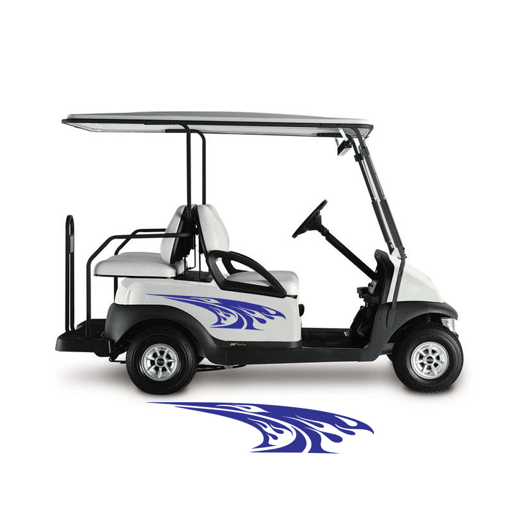 Golf Cart Decals Side Graphics 1 pair your color choice image 0
