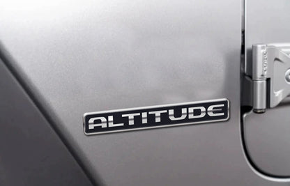 Altitude Fender Decals 3D Domed Resin Decals fits Wrangler and Gladiator 7 inch 1 Pair
