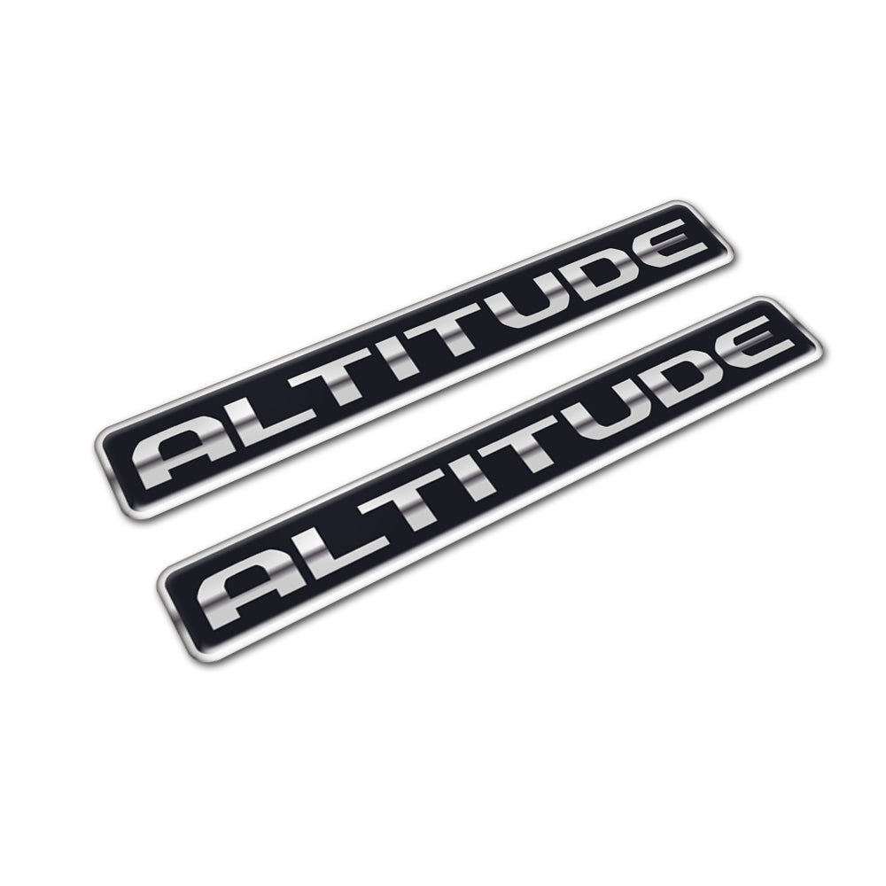 Altitude Fender Decals 3D Domed Resin Decals fits Wrangler and Gladiator 7 inch 1 Pair