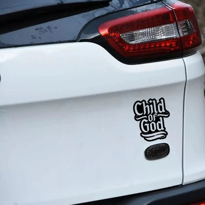 Child of God Decal Christ Life Jesus Christian Vinyl Decal car truck window sticker