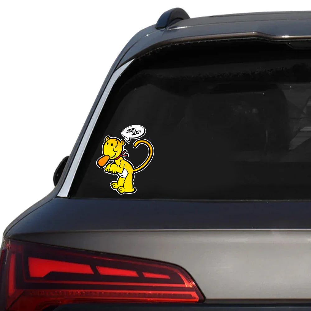 Eugene the Jeep Cartoon Decal UGXEU004