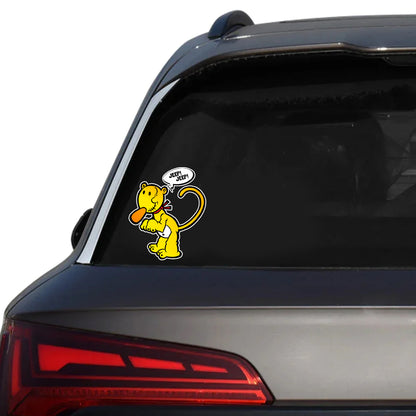 Eugene the Jeep Cartoon Decal UGXEU004
