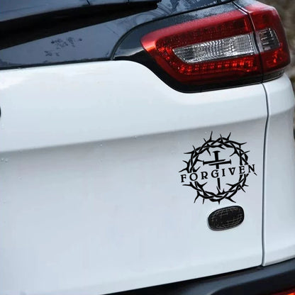 Forgiven Decal Christ Life Jesus Christian Vinyl Decal car truck window sticker
