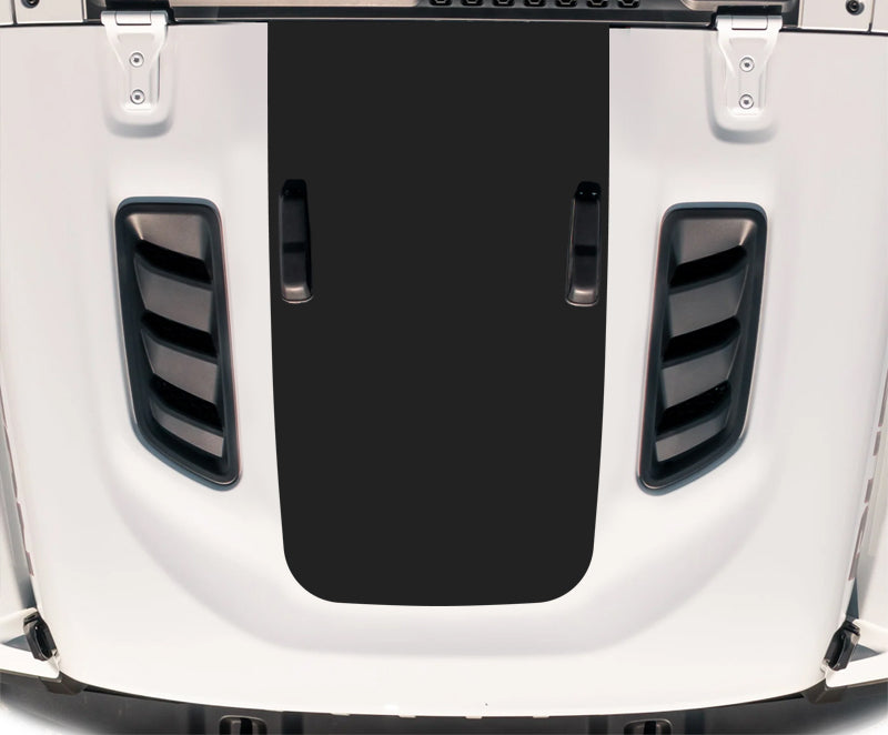 Hood Blackout Decal Compatible with all Jeep Wrangler Gladiator JL JT 2018-2025