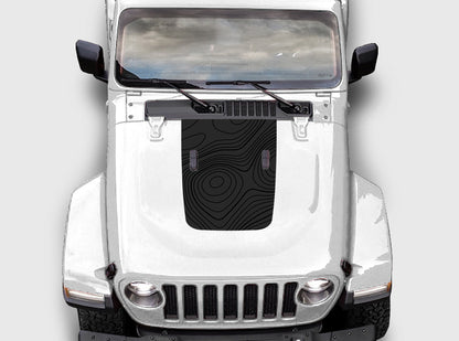 hood blackout decal for jeep