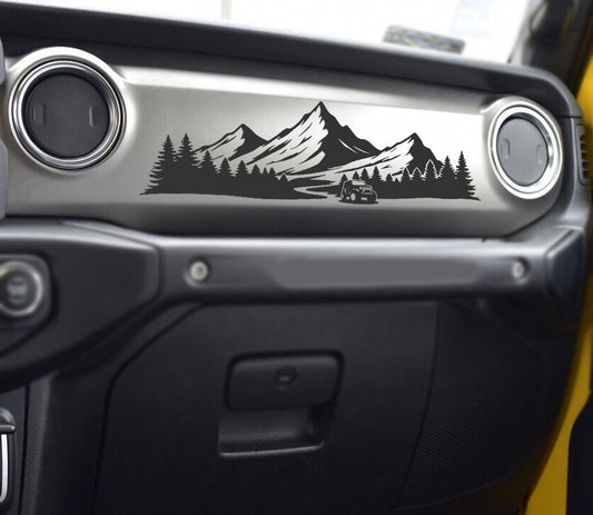 Jeep Dash Decals