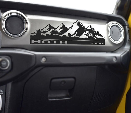 Jeep dash decals