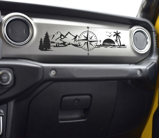 jeep dash decals