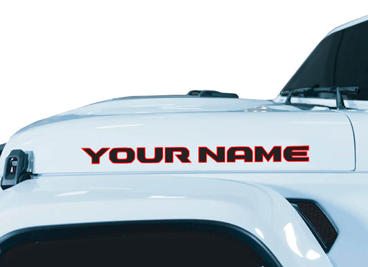 Jeep name decal oem style