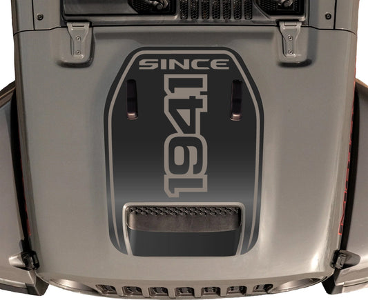 hood blackout decal for jeep
