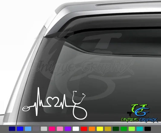 Nurse Decal Car Window Truck Sticker