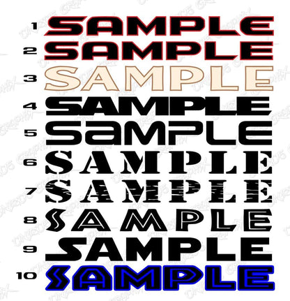 Jeep Name Hood Decal OEM Styles Fits all Jeep Wranglers 25in