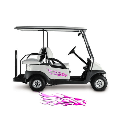Golf Cart Decals Flames 1 pair 2 color UGX716 image 5