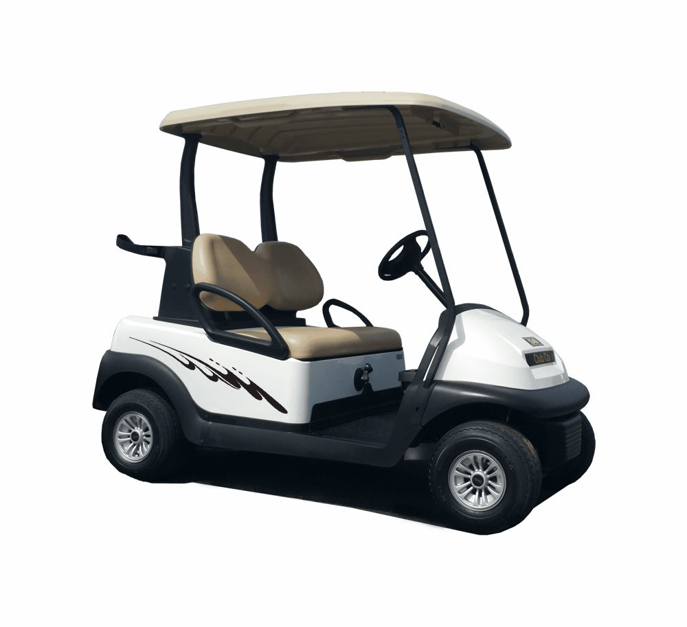 Golf Cart Decals Side Graphics 1 pair choose your color image 1