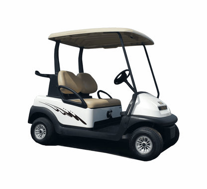 Golf Cart Decals Side Graphics 1 pair choose your color image 1