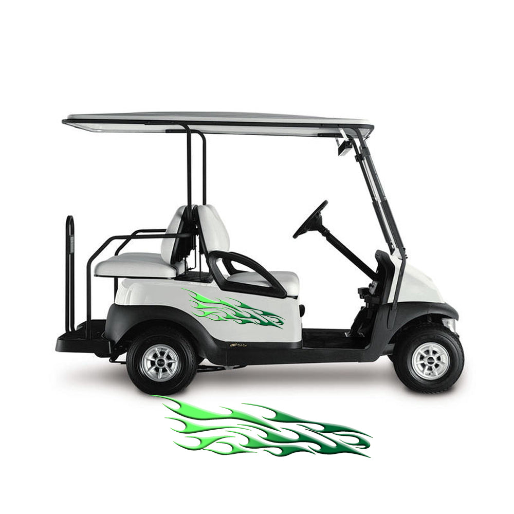 Golf Cart Decals Flames 1 pair 2 color UGX716 image 4