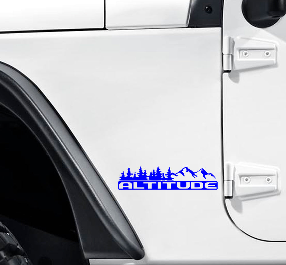 Altitude Fender Decals fits Wrangler and Gladiator 1 Pair image 2