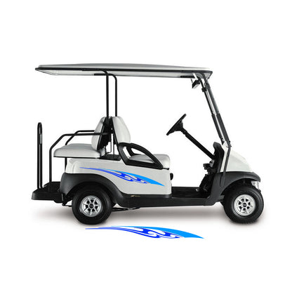 Golf Cart Decals Tribal Flames Go Kart Graphic s 1 pair 2 color UGX746 image 2