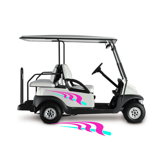 Golf Cart Decals Tribal Flames 1 pair 2 color UGX1246 image 0