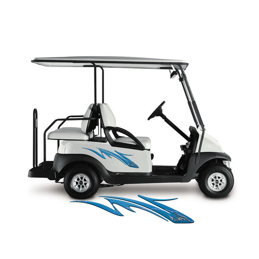 Golf Cart Decals Side Graphics 1 pair choose your color image 0