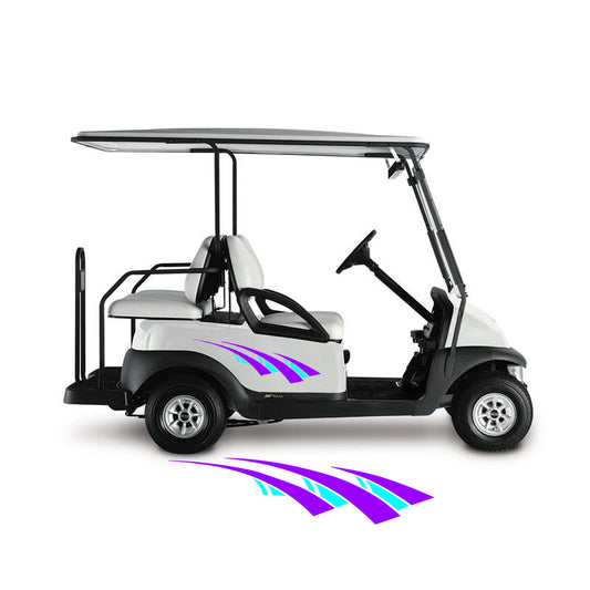 Golf Cart Decals Graphics 1 pair 2 color UGX1273 image 0
