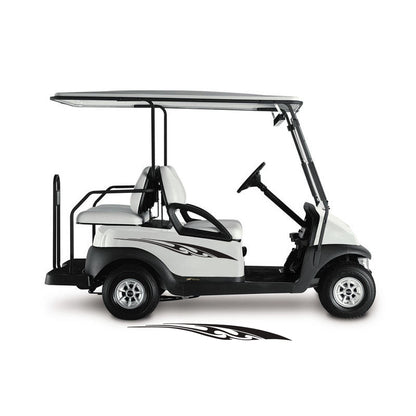 Golf Cart Decals Tribal Flames Go Kart Graphic s 1 pair 2 color UGX746 image 1